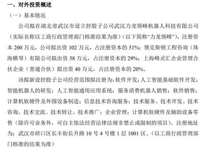 力龍信息在武漢設(shè)立控股子公司力龍領(lǐng)峰，布局計(jì)算機(jī)軟硬件及外圍輔助設(shè)備市場